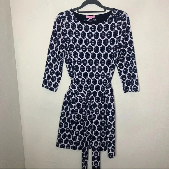 Lilly Pulitzer Jonah Dress Size XS Button Print - Picture 1 of 9